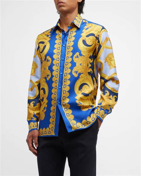 versace silk shirt cheap|men's vintage versace silk shirts.